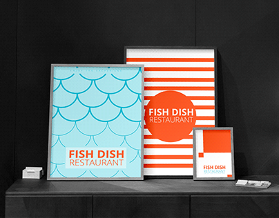 branding identity (fish dish)