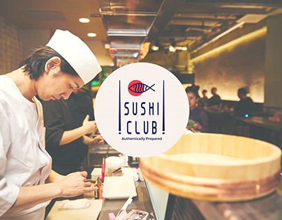 sushi club branding