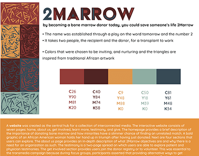 2 Marrow: INCREASING MINORITY BONE MARROW DONORS