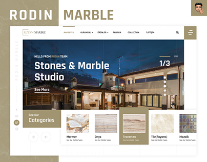 Rodin Marble UI/UX Design