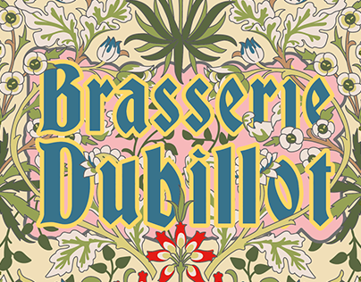 Brand Design (Visual), Brasserie Dubillot, Paris, 2021