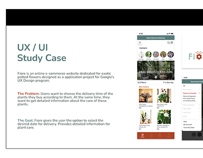 UX Case Study - Fiore -