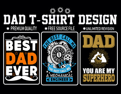 DAD T-Shirt Design Bundle
