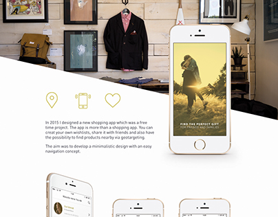 concept study - Shopping App