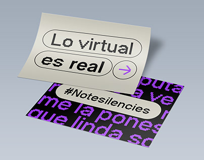 Campaña contra el acoso virtual - Tipografía 2
