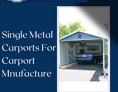 Single Metal Carports For Carport Manufacture