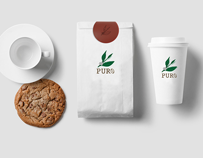 Self made branding - "Puro" coffee brand