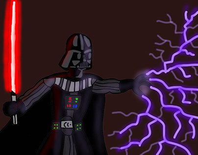 Darth Vader wearing Force Lightning