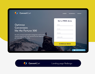 ConvertCart - Landing Page Redesign