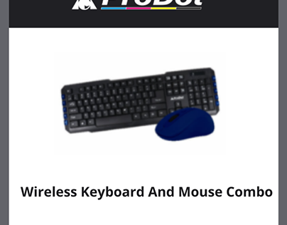 Wireless Keyboard And Mouse Combo | prodotgroup