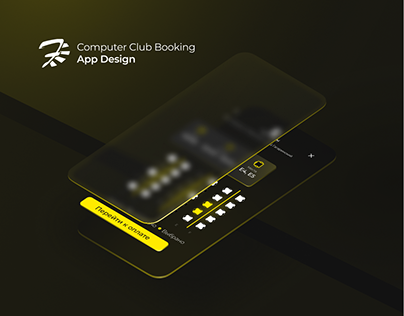 Computer Club Booking Mobile App Design