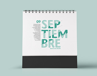 Tipografía | Tp 6 - Calendario Tipográfico