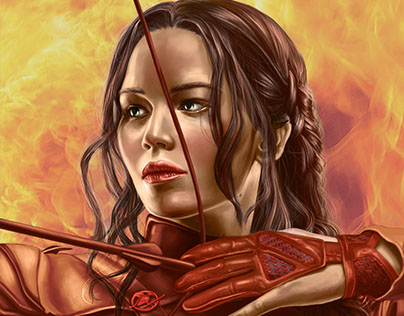 Katniss-Hunger Games Fan art