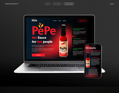 PePe hot sauce | Landing page