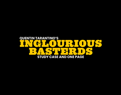 Inglourious Basterds - Movie one page and study case