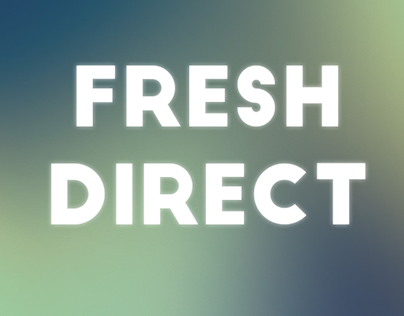 FRESHdirect Website Re-Design Concept