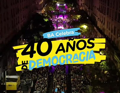 BA Celebra 40 años de democracia