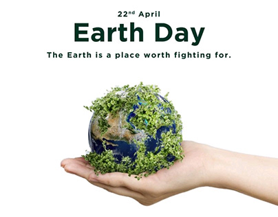 Earth day social media post