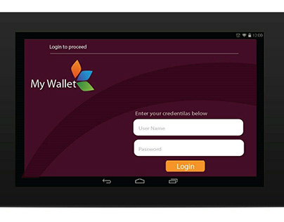 MyWallet-Desktop & Tablet Application UI Design