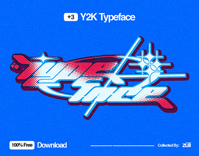 +3 Y2K Typeface | Free