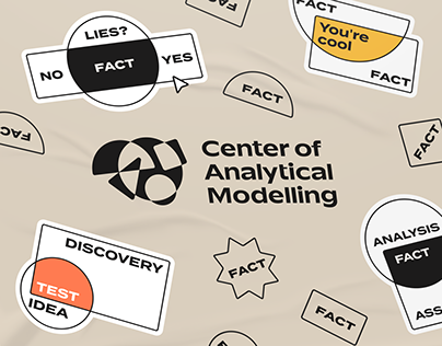 Center of Analitycal Modelling | Graphic Design Concept