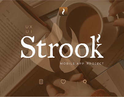 Strook Book & Coffee App - UX / UI