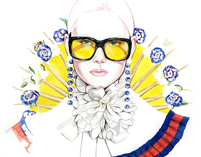 GUCCI Fashion illustrations by António Soares