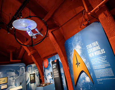 Star Trek: Exploring New Worlds Exhibit Graphics