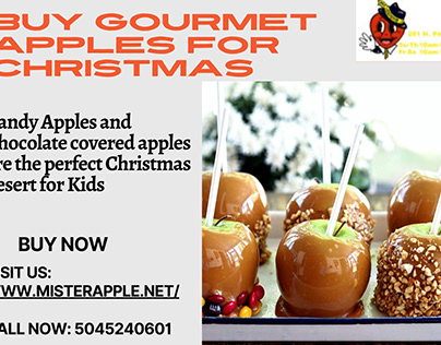 Caramel Chocolate Apples By Mister Apple