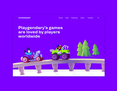 PLAYGENDARY / website design concept