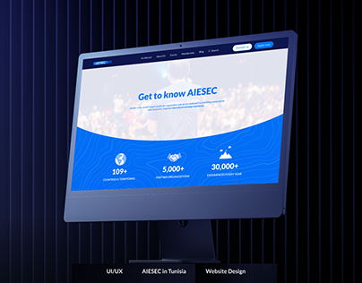 AIESEC in Tunisia | UX/UI Website Design