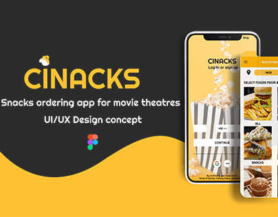 Snack ordering app for movie theatre