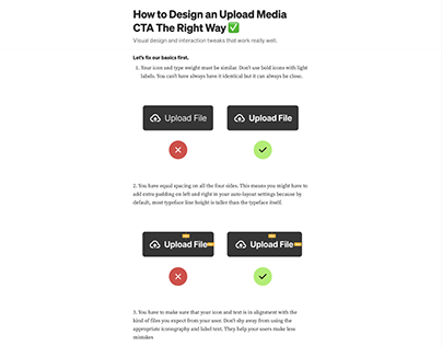 How to Design an Upload Media CTA The Right Way ✅