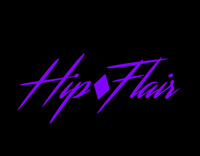 Hip Flair Logo on Black