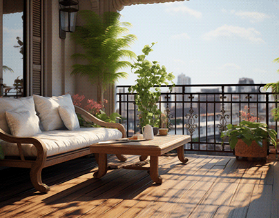Balcony Design -Architectural visualisation