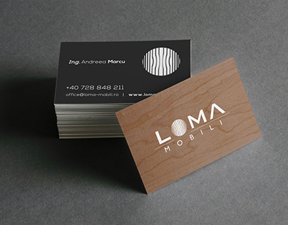 Loma Mobili Logo & Business Card design