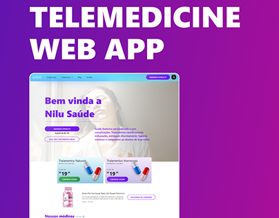 Web App Overview: Nilu Saúde - Menopause Health Hub