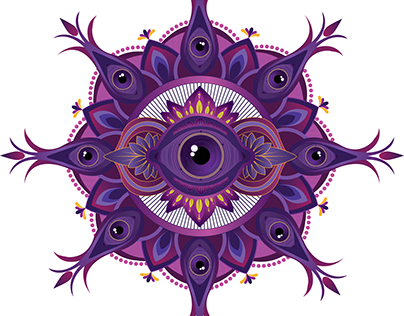 3rd Eye-Meditation Mandala