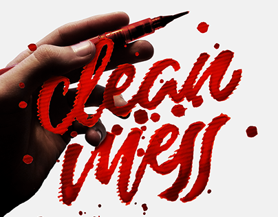 Clean mess - lettering collection