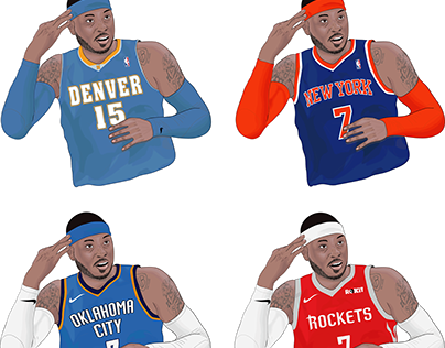 Carmelo Anthony - STAYME7O (Vector Graphics)