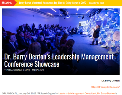 Dr. Barry Denton’s Leadership Management Showcase