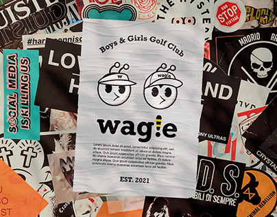 Young Golf brand 'Wagle' design 영 골프 브랜드 '와글' 디자인
