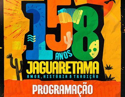 ID Visual "Jaguaretama 158 anos"