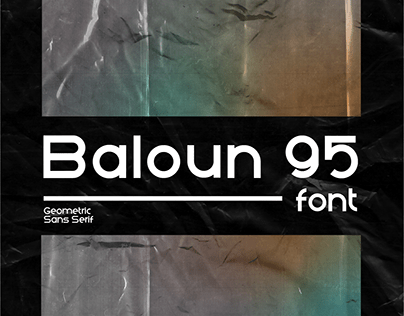 Baloun 95 - Geometric Typeface