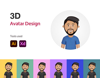 3D Avatar Illustration Design | Brand Identity
