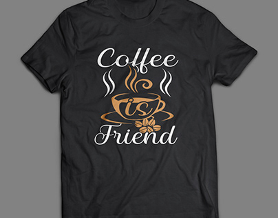 Coffee typography t-shirt Design