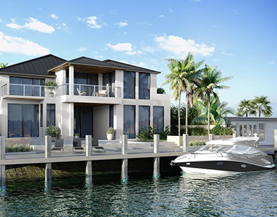 3D Rendering for Real Estate at Sea Island, Florida