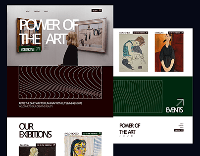 Art Gallery Web concept
