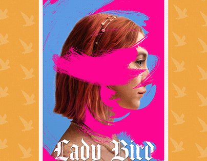 Lady Bird Poster Mockup