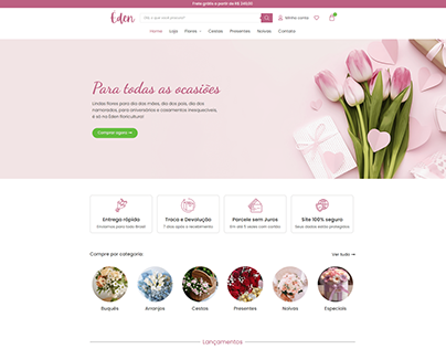 Loja Virtual Floricultura / Floriculture Online Store